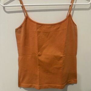 Orange Spaghetti Strap Top